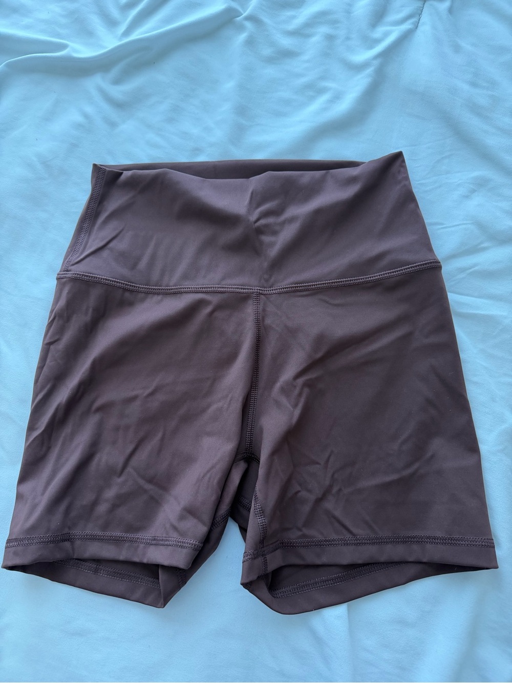 Amazon Women's High-Waist Bike Shorts - Brown